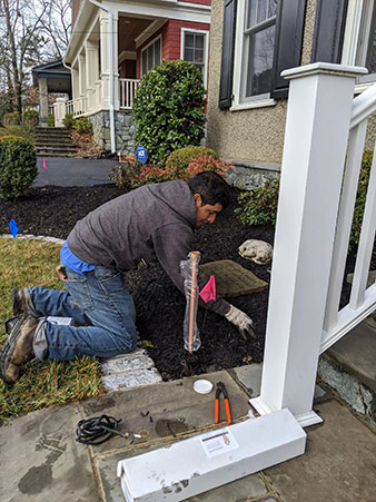 Outside Lighting Installation