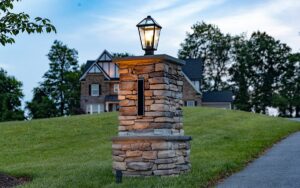 aqua-bright landscape lighting services in Ellicott City