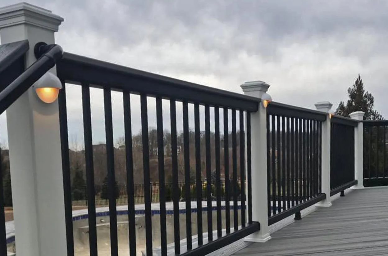 Portfolio deck cheap light installation